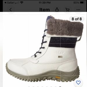 HOST PICK , UGG Adirondack Boot Ii Boots White Brand New , size 8.5 USA